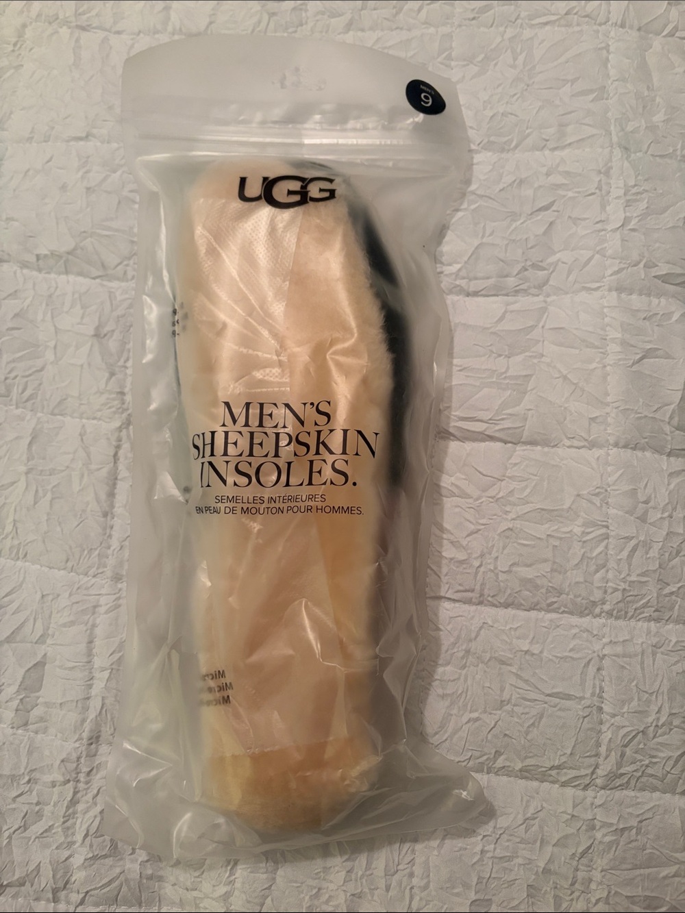 Men's size 9 Sheepskin Insoles